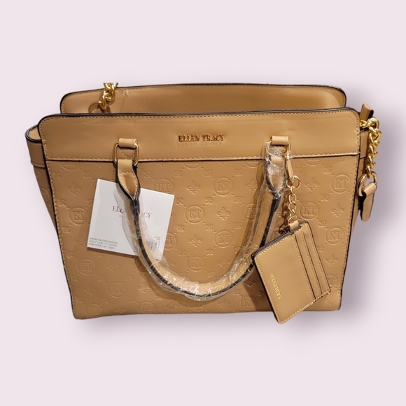 Ellen Tracy Handbags - ET logo purse